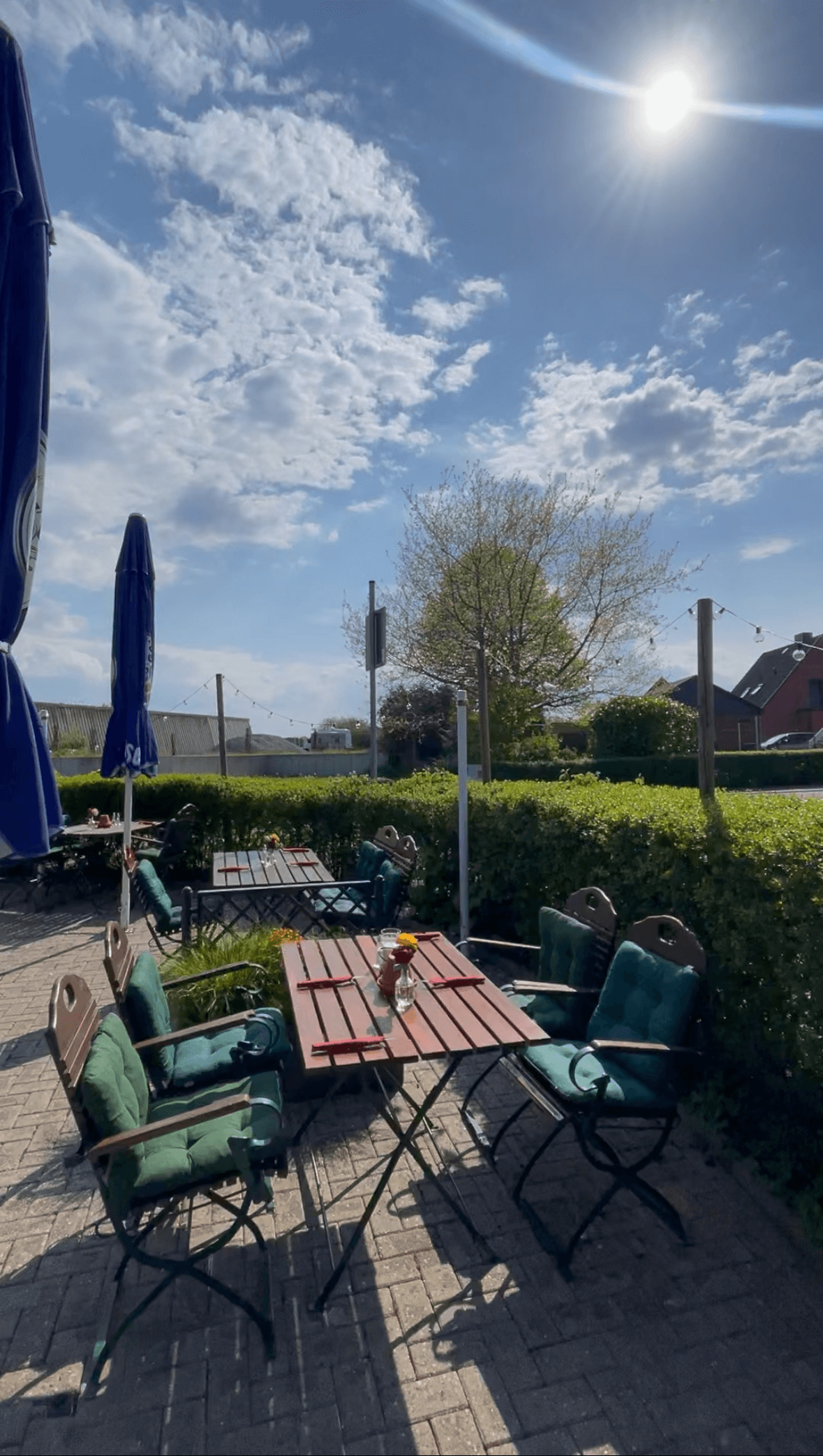 Restaurant garden